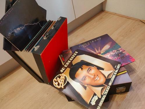 2 Retro Platenkoffers / Vintage Record Box, Verzamelen, Retro, Audio en Video, Ophalen of Verzenden