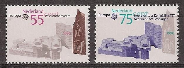 Europa CEPT, Nederland, 1990., Verzenden, Postfris, Overige thema's