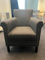 Compacte fauiteuil stof bruin, Ophalen, Gebruikt, Minder dan 75 cm, Romantisch