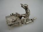 Miniatuur Zilver Schoenmaker | Antiekjuwelier | Antiek & Oud, Antiek en Kunst, Verzenden, Zilver