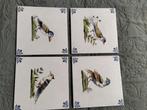 Leuke tegeltjes met vogels., Antiek en Kunst, Antiek | Wandborden en Tegels, Ophalen of Verzenden