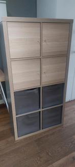 Kalax kast met deuren en bakken, Huis en Inrichting, Kasten | Boekenkasten, Ophalen, Overige materialen, Met deur(en), 100 tot 150 cm