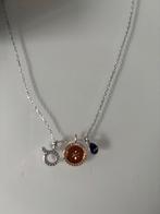 Swarovski Taurus Ketting Zilver, Ophalen of Verzenden, Zo goed als nieuw, Zilver, Met hanger