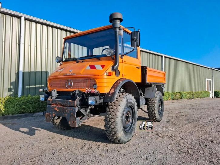 Mercedes-Benz Unimog 417 (bj 1988), Auto's, Vrachtwagens, Bedrijf, Te koop, Mercedes-Benz, Diesel