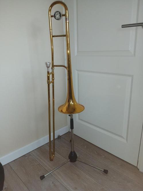 KING 2103 3b Trombone, Muziek en Instrumenten, Blaasinstrumenten | Trombones, Gebruikt, Tenor, Ophalen of Verzenden