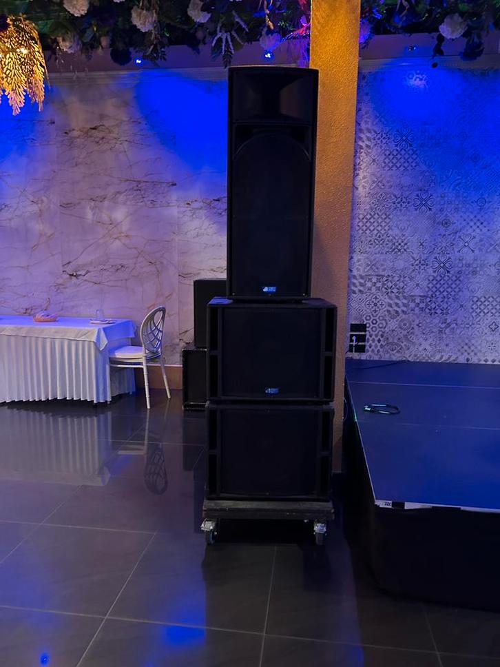 Professionele Pa Set - DP Stage Opera te huur, Muziek en Instrumenten, Versterkers | Keyboard, Monitor en PA, Gebruikt, Minder dan 500 watt