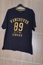 t-shirt SHIRT HEREN vancouver tshirt XL HERENSHIRT, Zwart, Maat 56/58 (XL), Ophalen of Verzenden, Gedragen
