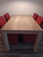 Eettafel, Huis en Inrichting, Tafels | Eettafels, Ophalen, Gebruikt, 50 tot 100 cm, Vijf personen of meer