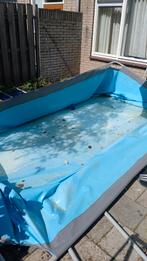 Groot Opzetzwembad met Ladder en Pomp - Tiel, Tuin en Terras, Zwembaden, Gebruikt, 300 cm of meer, Rechthoekig, Ophalen