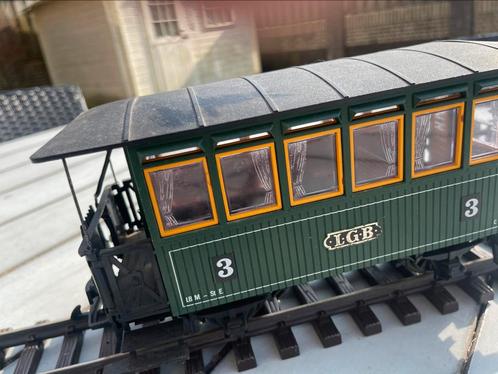LGB 32-persoonswagon 3e klasse met (kleine) schade, Hobby en Vrije tijd, Modeltreinen | Overige schalen, Zo goed als nieuw, Wagon