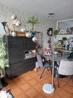 Chroom staande lamp, Huis en Inrichting, Ophalen, Chroom, Zo goed als nieuw, Metaal