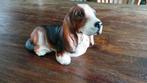Retro beeldje van hond basset, Ophalen of Verzenden