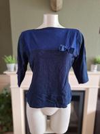 Banned Retro blauw strik trui truitje XL 42 Gratis Verzenden, Maat 42/44 (L), Verzenden, Blauw, Banned Retro