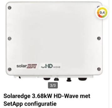 Solaredge 3.68kW HD-Wave (Nieuw in doos gesealed !!) beschikbaar voor biedingen