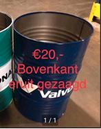 Stookton vuurton van 200 ltr olievat, Ophalen