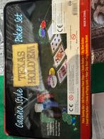 POKER SET CASINO STYLE., Hobby en Vrije tijd, Gezelschapsspellen | Kaartspellen, Ophalen of Verzenden, Nieuw