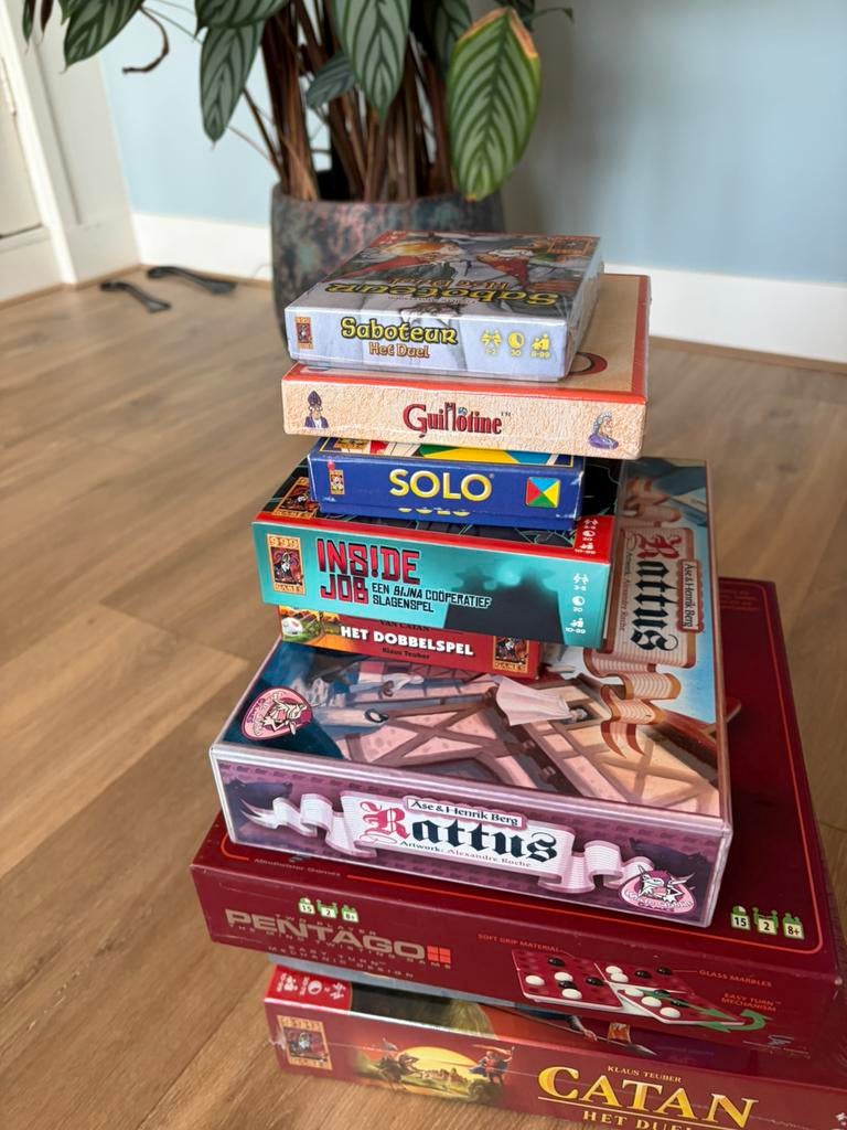 Bordspellen - Catan, Inside Job, 999 Games, Saboteur, Rattus, Nieuw, Ophalen of Verzenden, Vijf spelers of meer, 999 Games