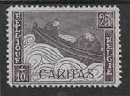 België 1927   Caritas    230   (Met plakkerresten), Verzenden