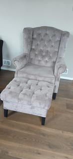 mooie landelijke fauteuil, Huis en Inrichting, Fauteuils, Ophalen, Zo goed als nieuw, Hout, Landelijk