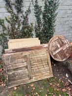 Terras tafel bladen, Ophalen, Gebruikt