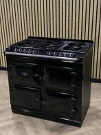 Prachtig Fornuis AGA Six Four Zwart 4 Ovens!, Witgoed en Apparatuur, Fornuizen, Ophalen of Verzenden, Grill, Gas, 5 kookzones of meer