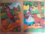 2 Oude Sprookjes Puzzeltjes (papier), Verzamelen, Overige Verzamelen, Ophalen of Verzenden, Gebruikt