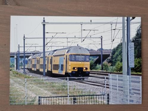 Foto TREIN NS Nederlandse Spoorwegen DDM Dubbeldekker, Verzamelen, Spoorwegen en Tramwegen, Gebruikt, Trein, Overige typen, Verzenden