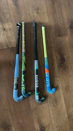 Gebruikte hockeysticks, 1 zaalhockey  &3 veldhockeysticks, Ophalen of Verzenden, Zo goed als nieuw