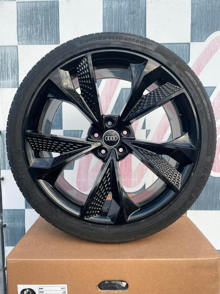21 inch Audi A6 C8 velgen 5x112 + continental Q3 RSQ3 A7, Auto-onderdelen, Banden en Velgen, Band(en), Zomerbanden, 18 inch, 225 mm