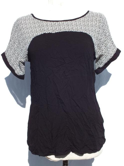 Apart damesshirt. Mt S. Merk Aita, Kleding | Dames, T-shirts, Zo goed als nieuw, Maat 36 (S), Zwart, Korte mouw, Ophalen of Verzenden