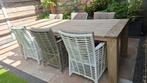 Rough-x dining tafel + Manifesto Ortello dining stoelen, Ophalen, Gebruikt