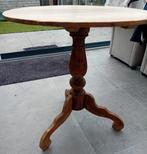 Ronde brochure bijzettafel, Ophalen, Rond, 55 tot 75 cm, Zo goed als nieuw