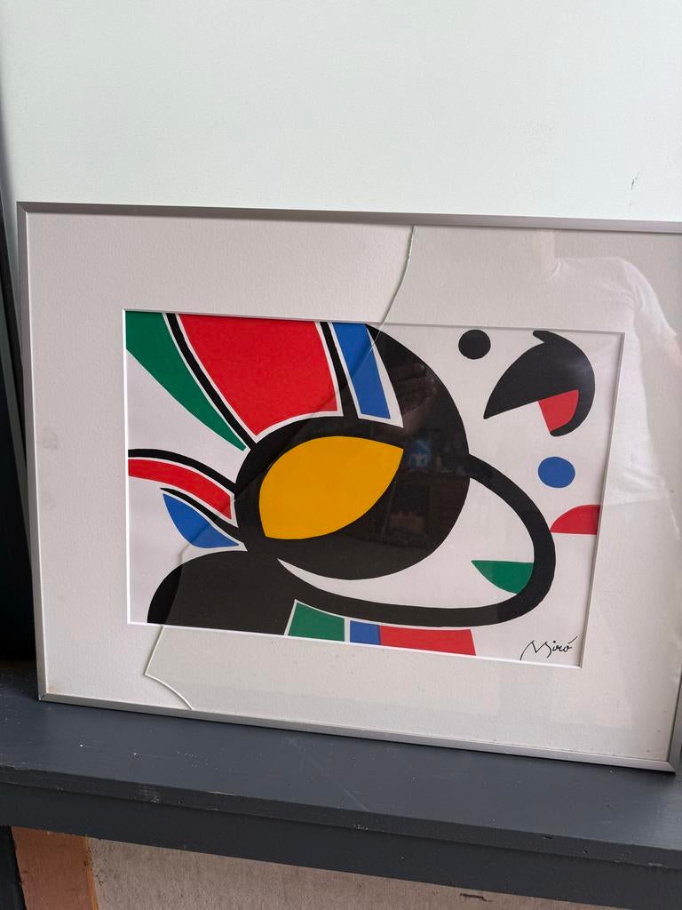 3 Kleurrijke Litho's van Joan Miró, Ophalen of Verzenden