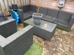Lounge tuin set  5 pers bois le duc, Gebruikt, Rotan, 6 zitplaatsen, Ophalen of Verzenden