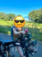 Yepp fietsstoeltje voor – donkerblauw/bruin, Ophalen, Zo goed als nieuw