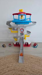 PAW Patrol True Metal Hoofdkwartier Adventure Bay + 3 Auto's, Ophalen, Gebruikt