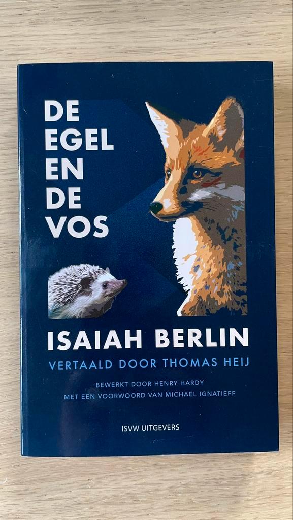 Isaiah Berlin - De egel en de vos, Boeken, Filosofie, Zo goed als nieuw, Cultuurfilosofie, Ophalen of Verzenden