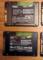 Diverse 500GB SSD SATA zgan getest, Computers en Software, Harde schijven, Intern, Ophalen of Verzenden, Zo goed als nieuw, Samsung