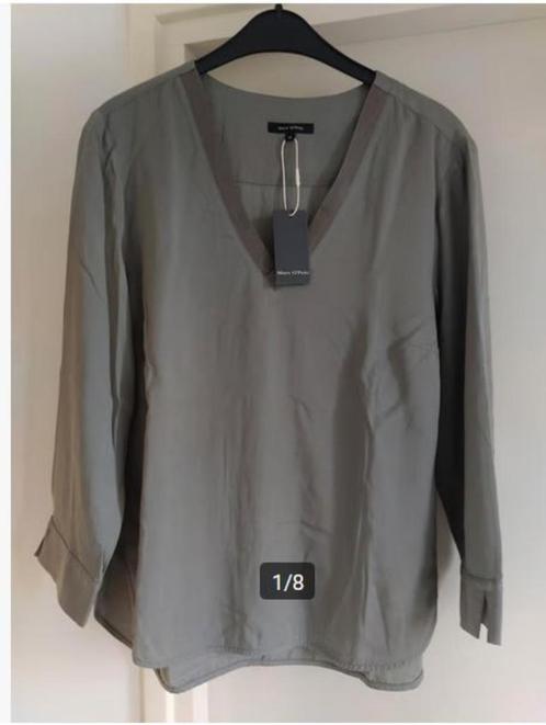 NIEUW!! Marc O Polo prachtige blouse VAN 100 VOOR 15 EURO!, Kleding | Dames, Blouses en Tunieken, Nieuw, Maat 38/40 (M), Groen