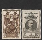 1938 25-80c SOMALIKUST-Franse kolonie, Ophalen of Verzenden, Overige landen, Postfris