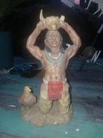 Indianenbeeldje met schedel, Antiek en Kunst, Ophalen of Verzenden