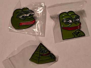 Pepe the Frog de Kikker Meme comic tv grappige pin logo  beschikbaar voor biedingen