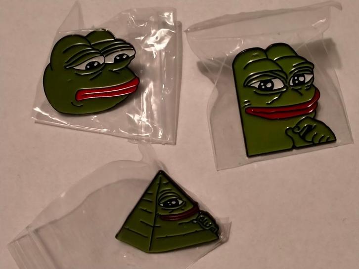 Pepe the Frog de Kikker Meme comic tv grappige pin logo, Verzamelen, Speldjes, Pins en Buttons, Zo goed als nieuw, Ophalen of Verzenden