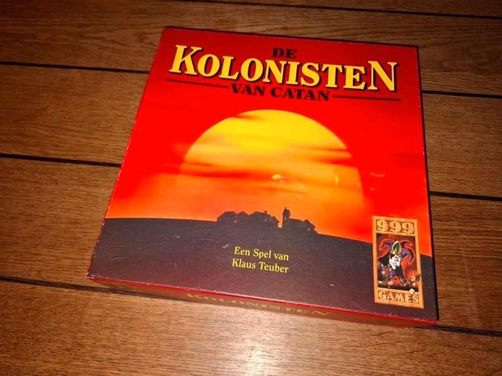 Kolonisten van Catan bordspel - Houten editie, Hobby en Vrije tijd, Gezelschapsspellen | Bordspellen, Zo goed als nieuw, Drie of vier spelers
