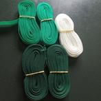Partij van 5 a 5 meter tassen band, 14-15mm breed, effen., Ophalen of Verzenden, Nieuw, Lint, Band of Elastiek