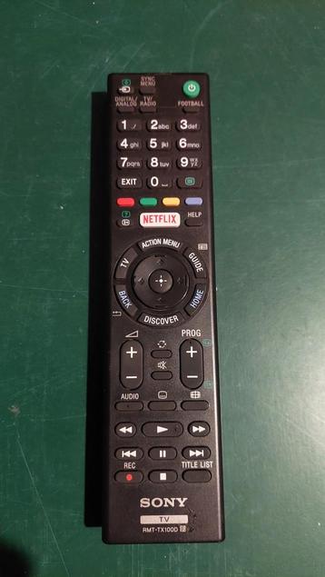 Sony TV Afstandsbediening RMT-TX100D beschikbaar voor biedingen