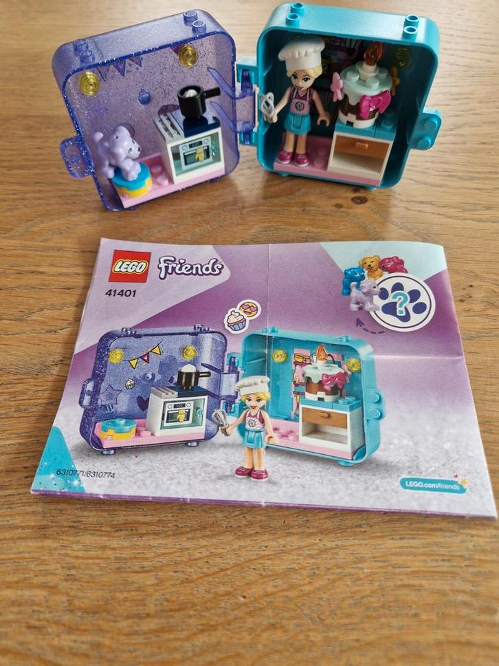 LEGO Friends 41401, Stephanie's Speelkubus, Kinderen en Baby's, Speelgoed | Duplo en Lego, Nieuw, Lego, Complete set, Ophalen of Verzenden