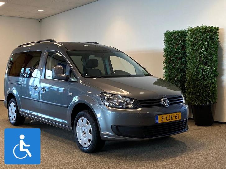 Volkswagen Caddy Maxi L2 Rolstoelauto 5+1, Auto's, Volkswagen, Bedrijf, Te koop, Caddy Maxi, Aangepast voor mindervaliden, Airconditioning