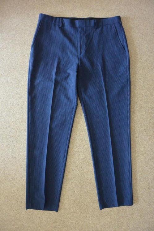 Saks Fifth Avenue broek W34 L30 blauw zwart, Kleding | Heren, Broeken en Pantalons, Zo goed als nieuw, Maat 52/54 (L), Blauw, Ophalen of Verzenden