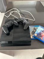 Playstation PS4 met 2 spellen en 2 controllers, Spelcomputers en Games, Spelcomputers | Sony PlayStation 4, Ophalen, Gebruikt